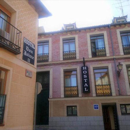 Hostal Don Jaime II Segowia Zewnętrze zdjęcie