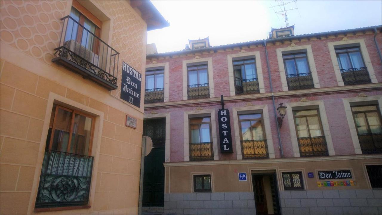 Hostal Don Jaime II Segowia Zewnętrze zdjęcie
